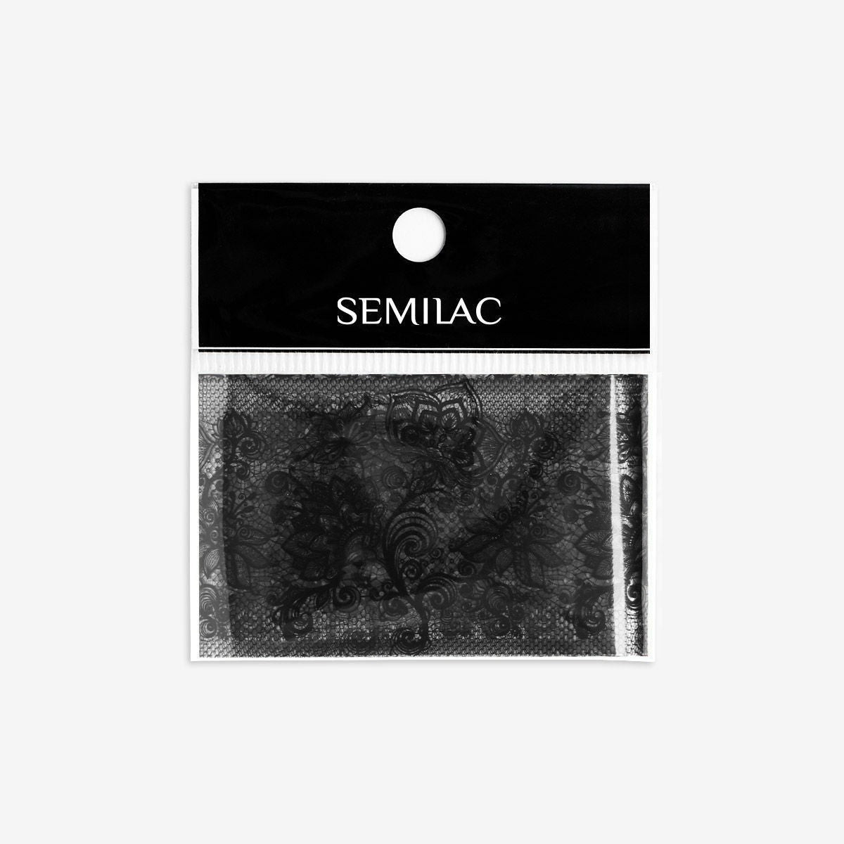 SEMILAC FOLIA TRANSFEROWA 06 BLACK LACE - daermes.com