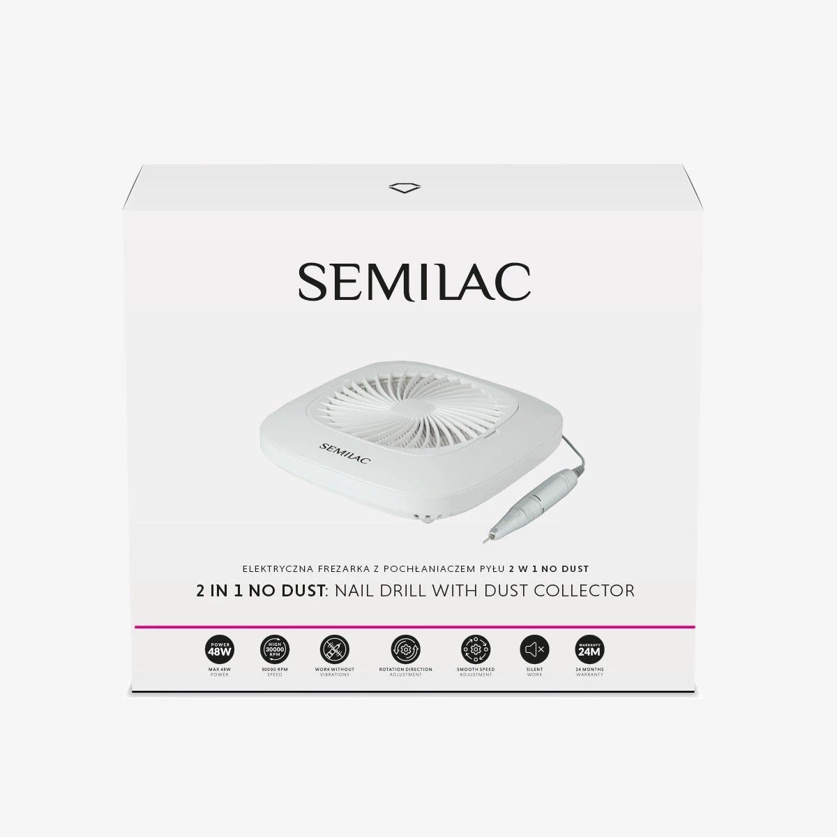 SEMILAC FREZARKA Z POCHŁANIACZEM PYŁU 2W1 - daermes.com