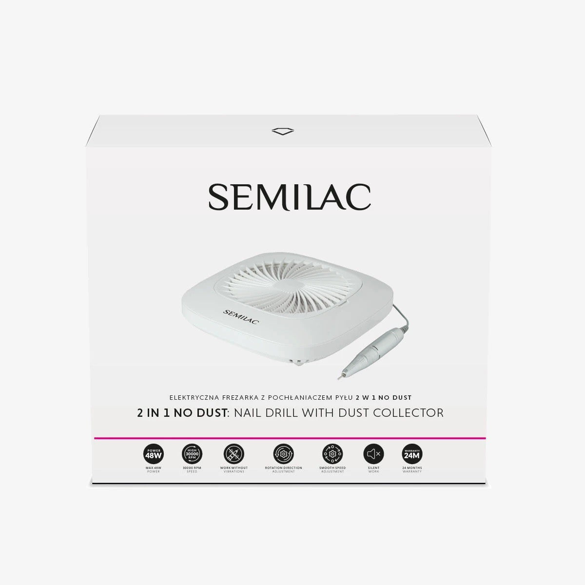 SEMILAC FREZARKA Z POCHŁANIACZEM PYŁU 2W1 - daermes.com