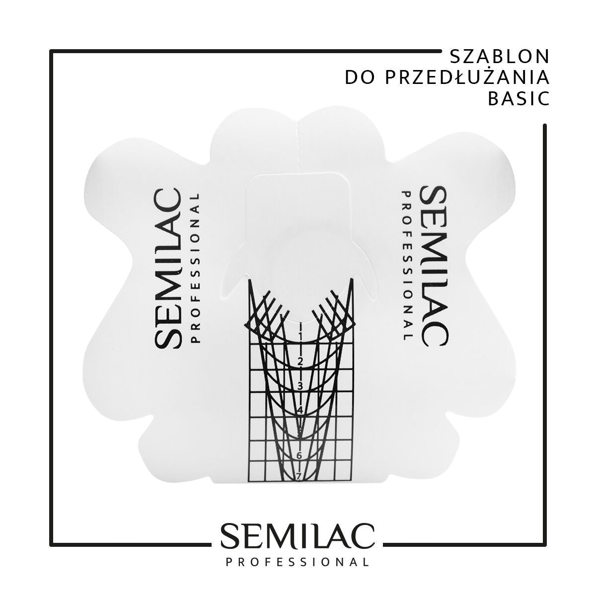 SEMILAC PROF. SZABLONY DO PRZEDŁUŻANIA PAZ.500 SZT - daermes.com
