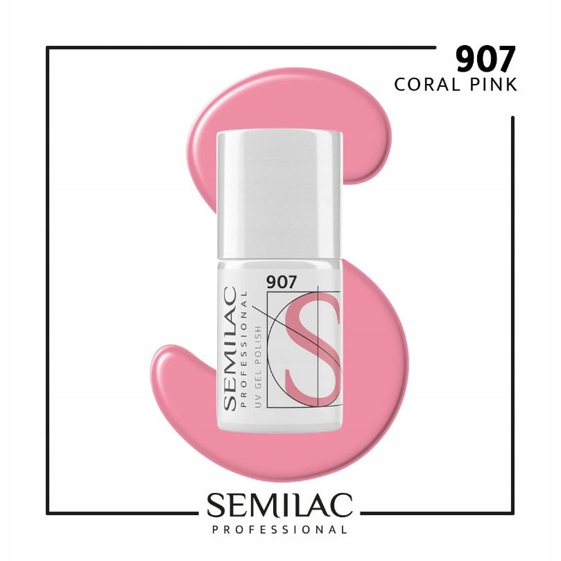 SEMILAC PROF.907 CORAL PINK 7ML - daermes.com