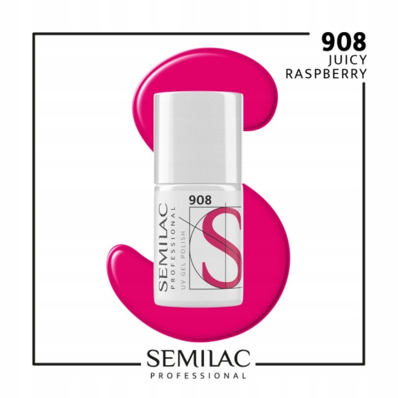 SEMILAC PROF.908 JUICY RASPBERRY 7ML - daermes.com