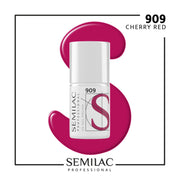 SEMILAC PROF.909 CHERRY RED 7ML - daermes.com