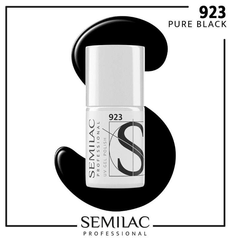 SEMILAC PROF.923 PURE BLACK 7ML - daermes.com