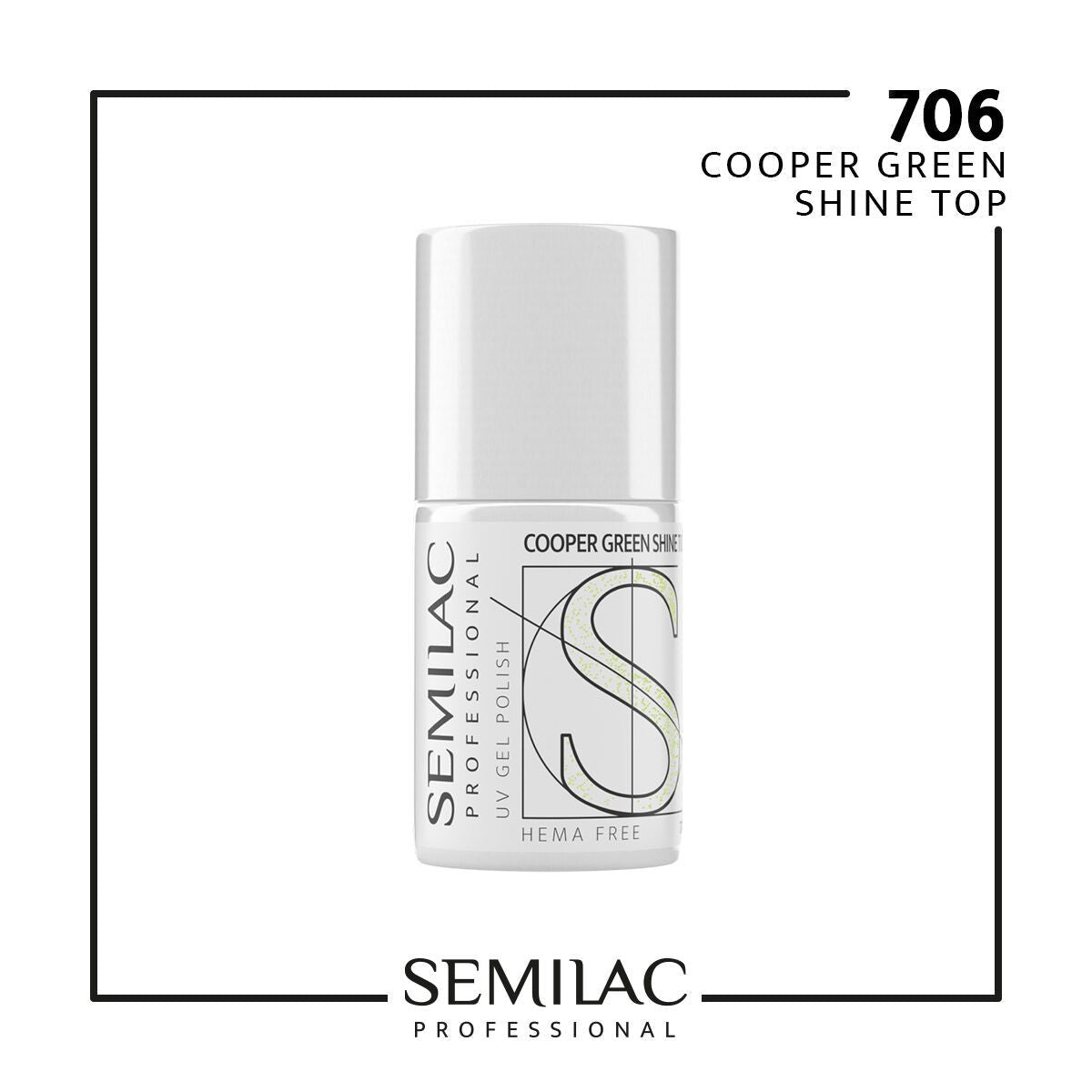 SEMILAC PROFESSIONAL 706 COOPER GREEN SHINE 11ML - daermes.com
