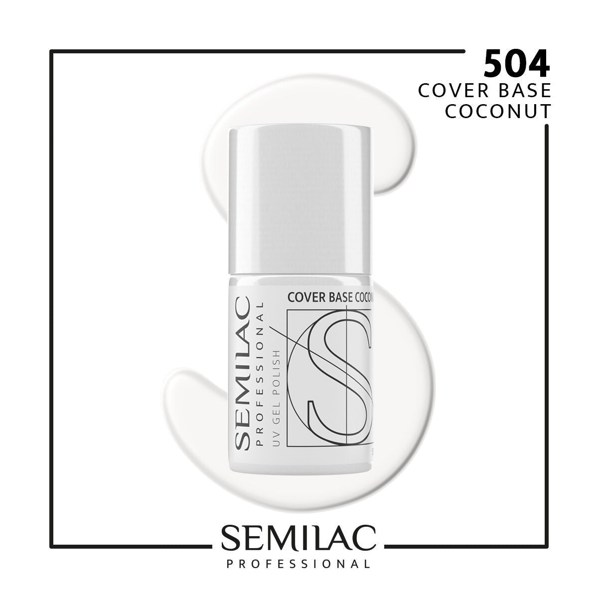 SEMILAC PROFESSIONAL BAZA 504 COVER COCONUT 11 ML - daermes.com