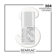 SEMILAC PROFESSIONAL BAZA 504 COVER COCONUT 11 ML - daermes.com