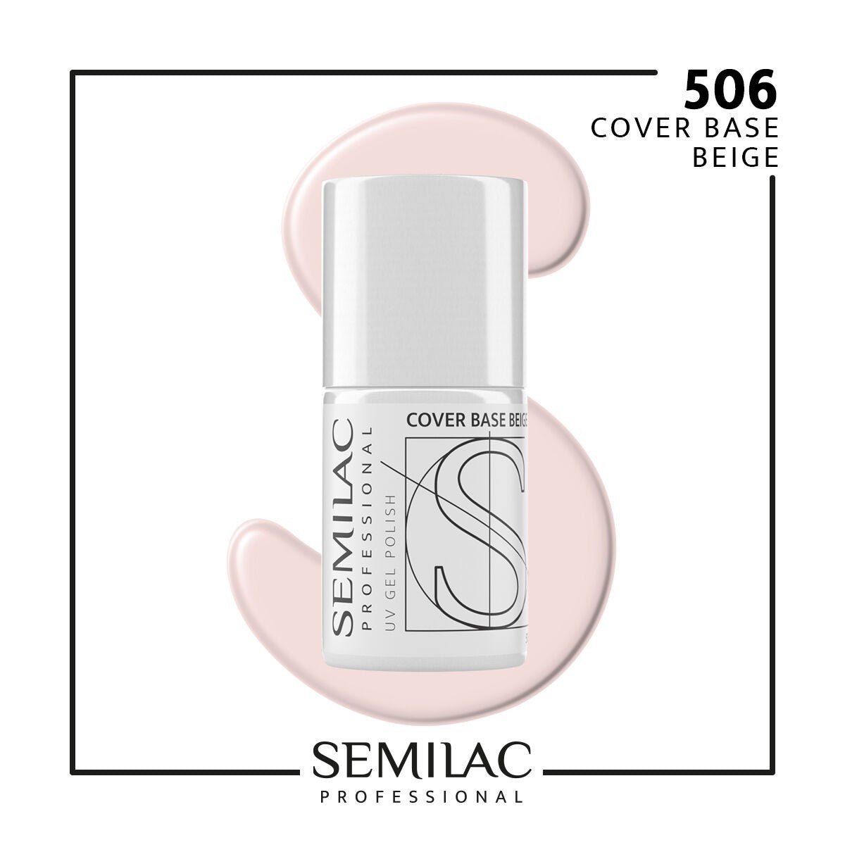 SEMILAC PROFESSIONAL BAZA 506 COVER BEIGE 11 ML - daermes.com