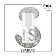 Semilac Professional P104 Frosty Silver 7 ml. - daermes.com