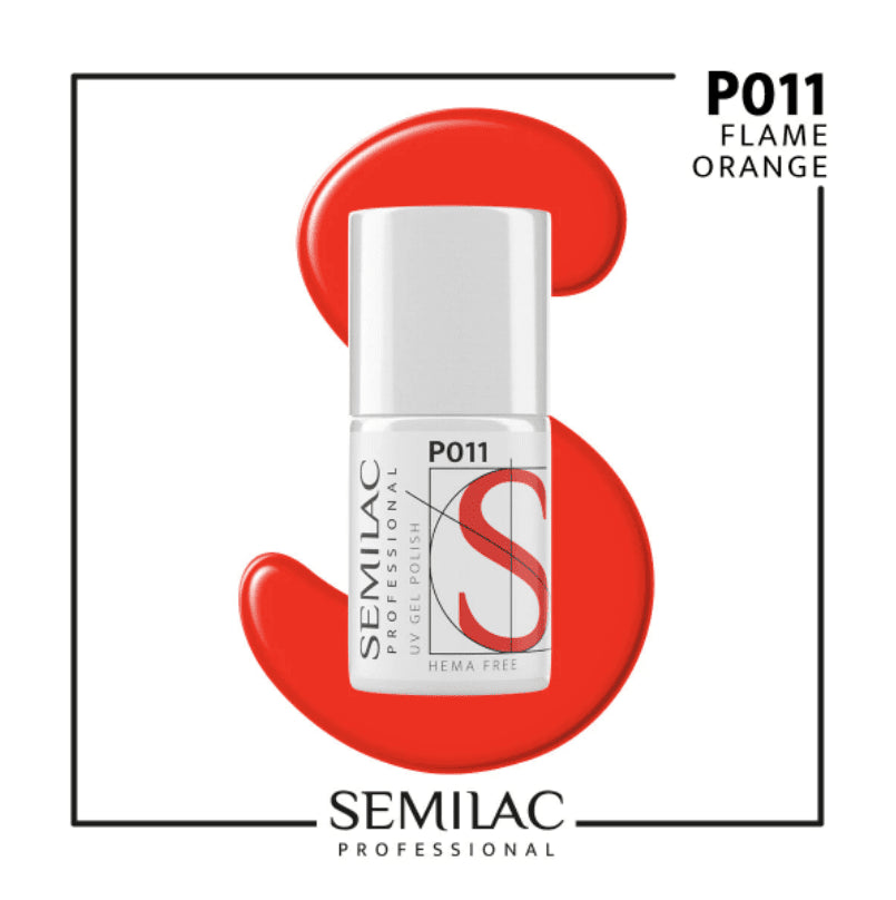 SEMILAC PROF.P011 FLAME ORANGE 7ML - daermes.com