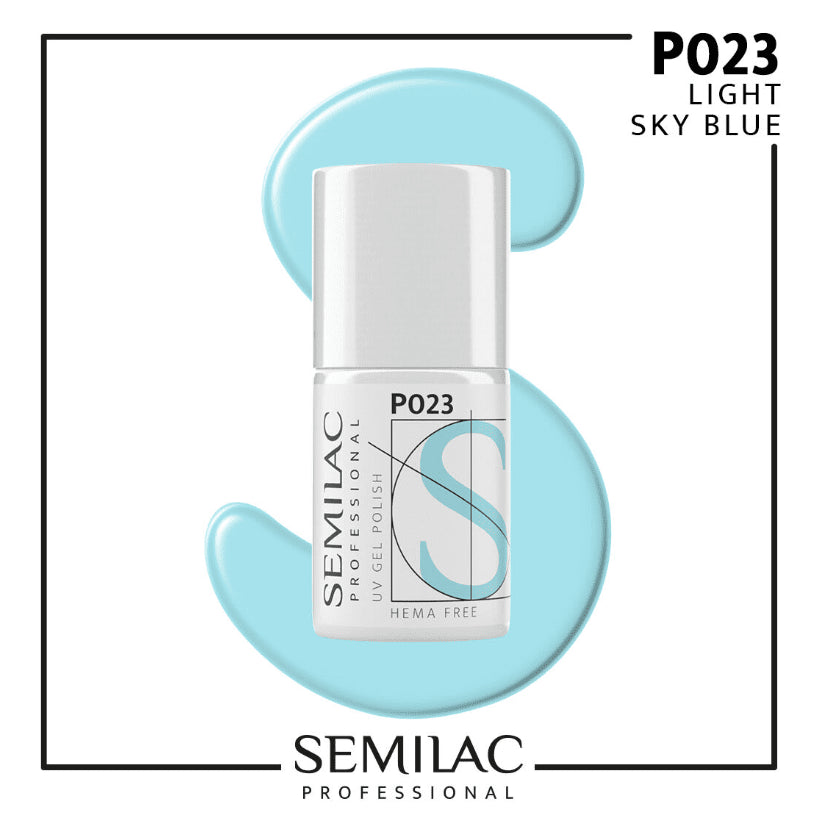 SEMILAC PROF.P023 LIGHT SKY BLUE 7ML - daermes.com