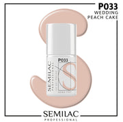SEMILAC PROF.P033 WEDDING PEACH CAKE 7ML - daermes.com