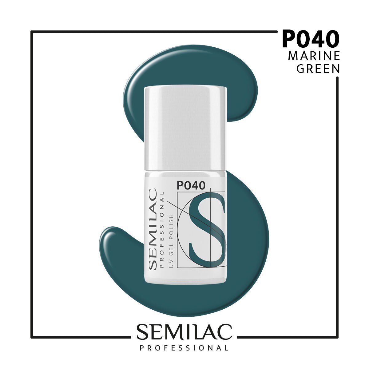 SEMILAC PROF.P040 MARINE GREEN 7ML - daermes.com
