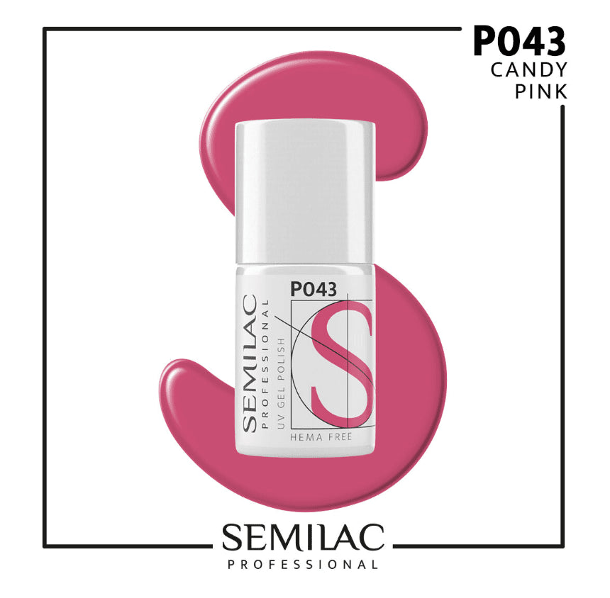SEMILAC PROF.P043 CANDY PINK 7ML - daermes.com