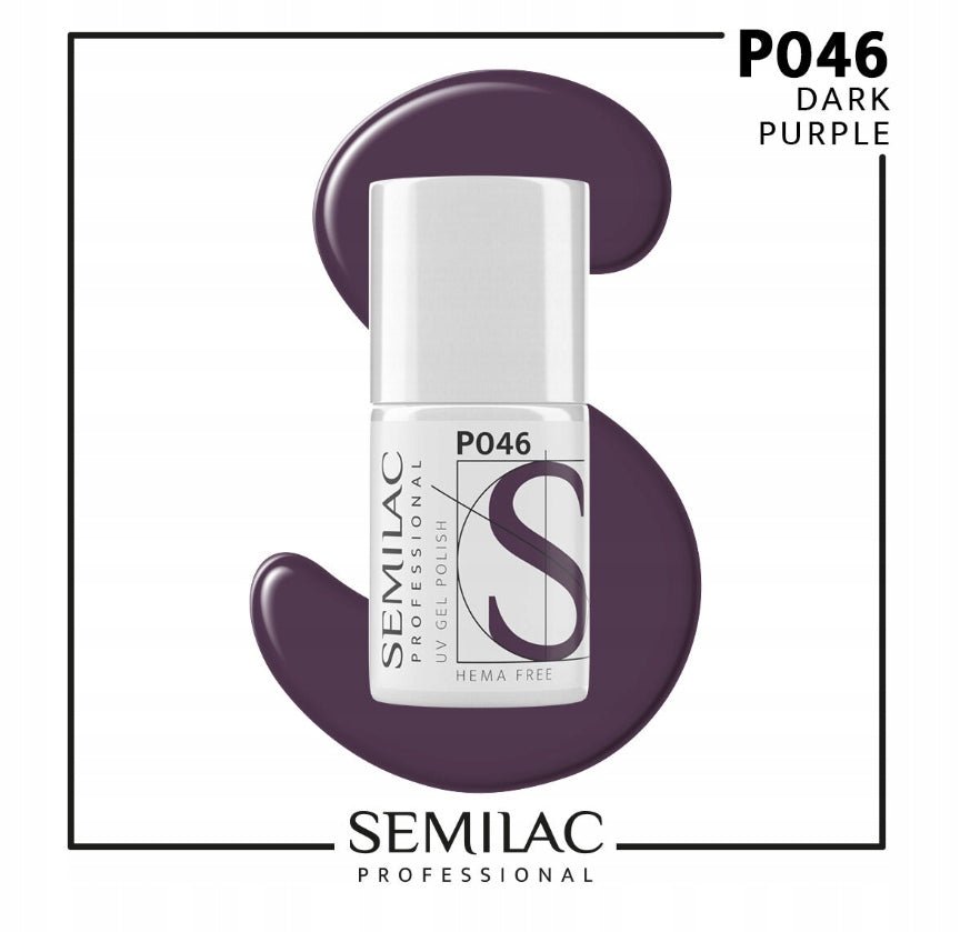 SEMILAC PROF.P046 DARK PURPLE 7ML - daermes.com