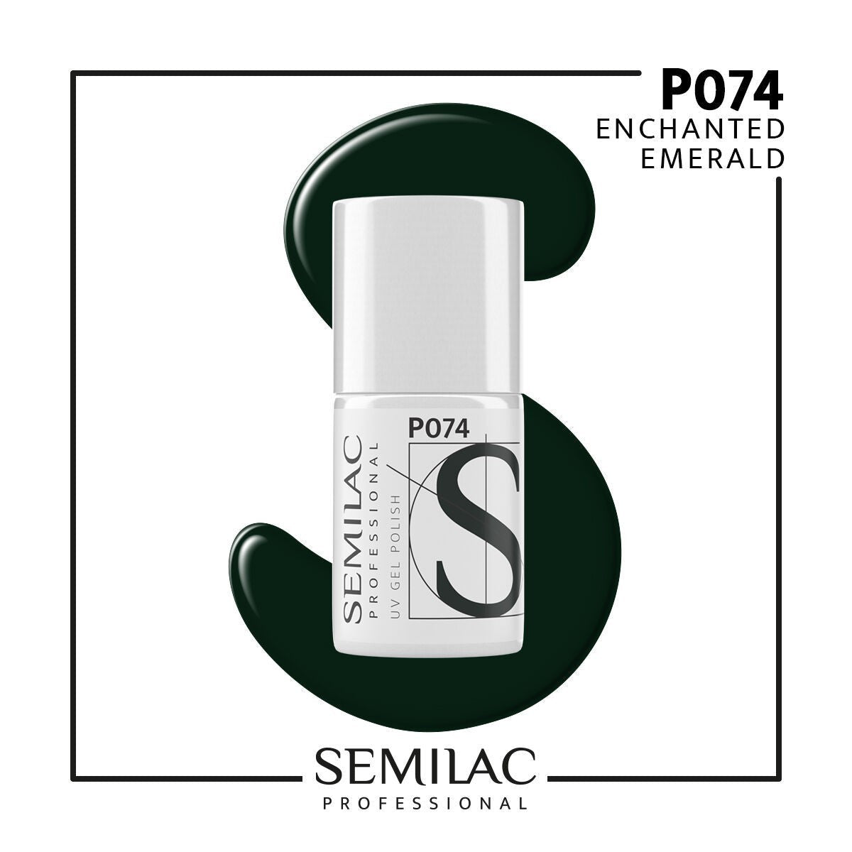 SEMILAC PROF.P074 ENCHANTED EMERALD 7ML - daermes.com