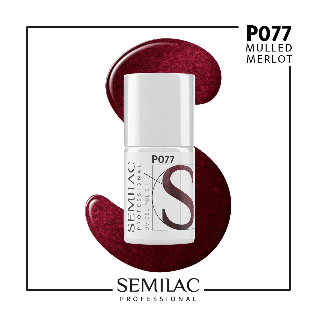 SEMILAC PROF.P077 MULLED MERLOT 7ML - daermes.com
