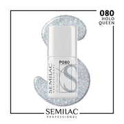 SEMILAC PROF.P080 HOLO QUEEN 7ML - daermes.com