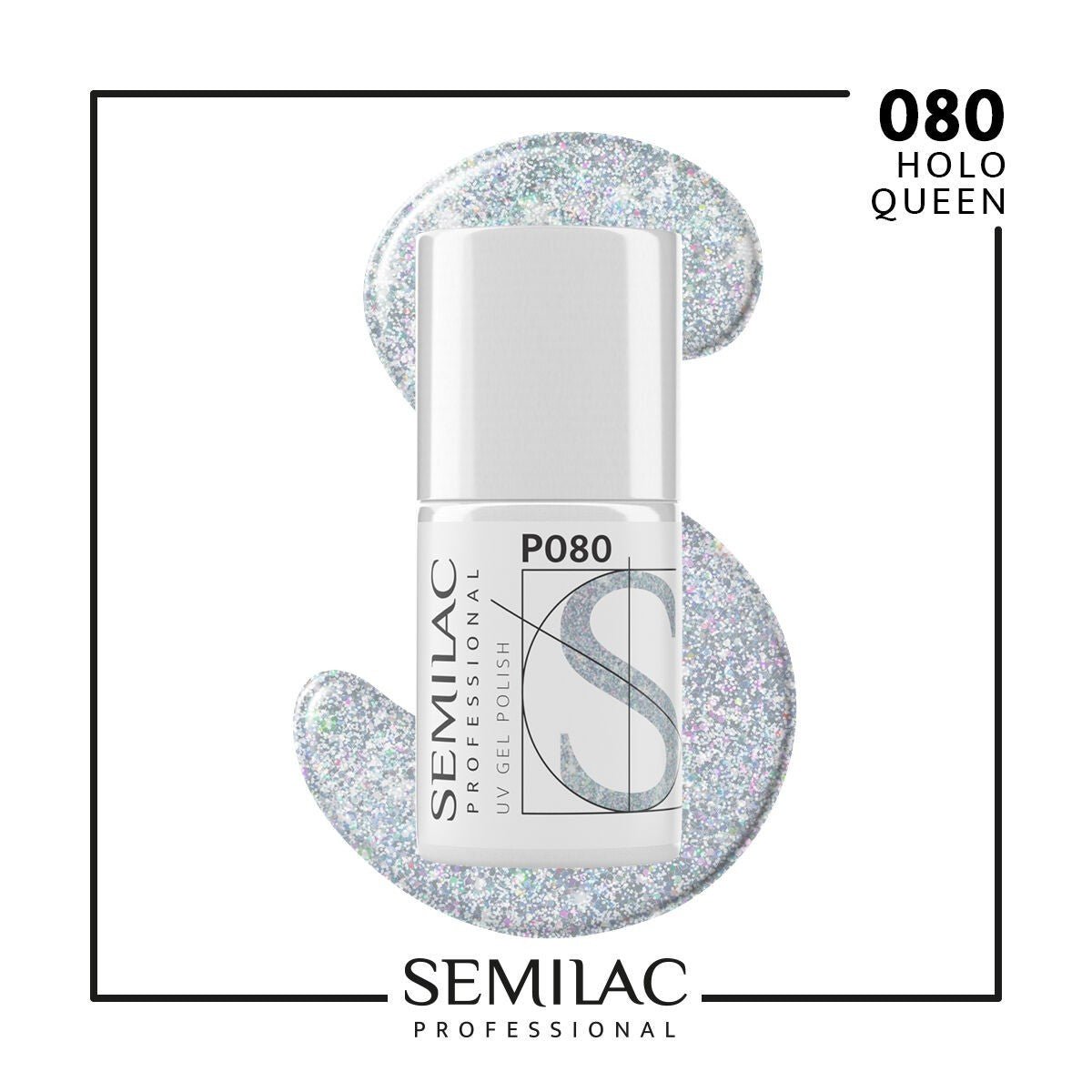 SEMILAC PROF.P080 HOLO QUEEN 7ML - daermes.com