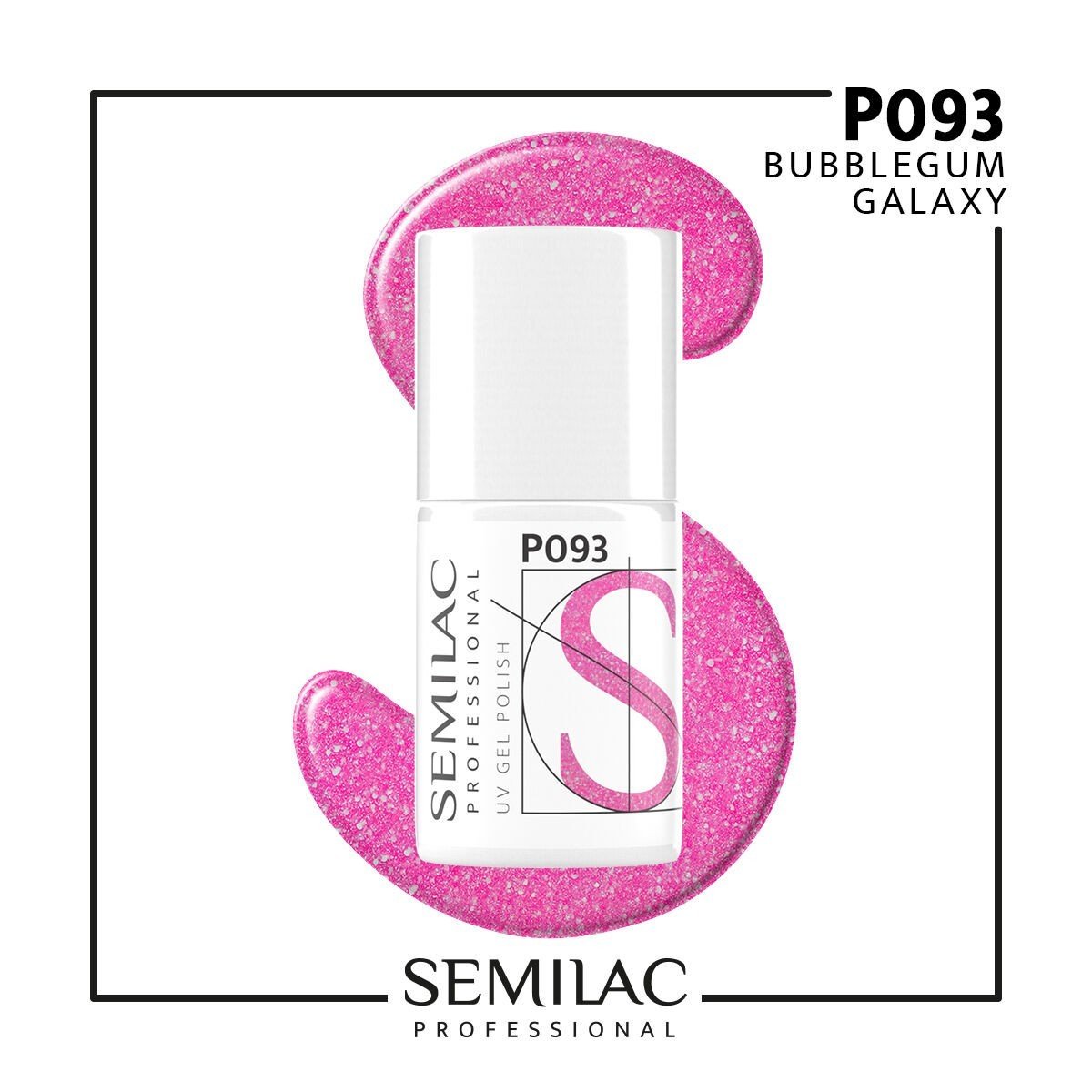 SEMILAC PROF.P093 BUBBLEGUM GALAXY 7ML - daermes.com