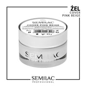 SEMILAC PROF.ŻEL BUILDER GEL COVER PINK BEIGE 45G - daermes.com
