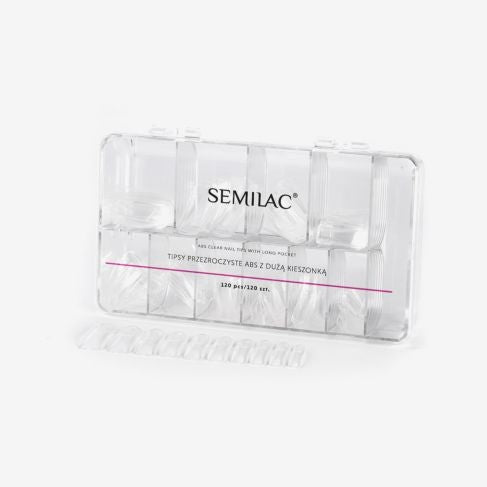 SEMILAC TIPSY PRZEŹROCZYSTE 120 SZT - daermes.com