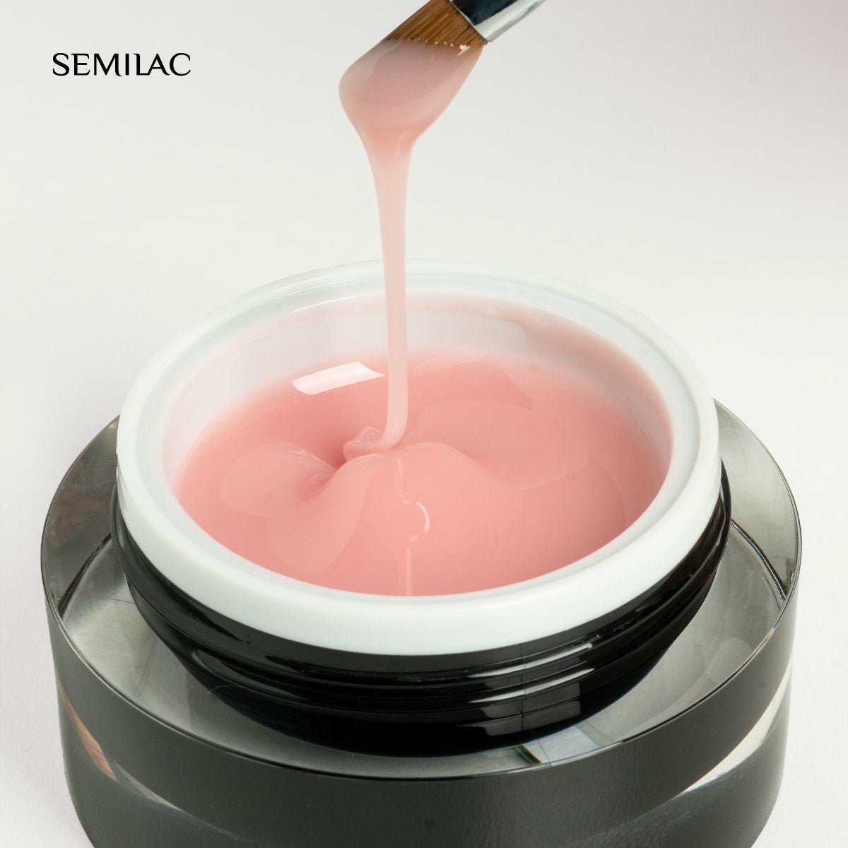 SEMILAC ŻEL BUILDER GEL COVER PINK MILK 15G - daermes.com