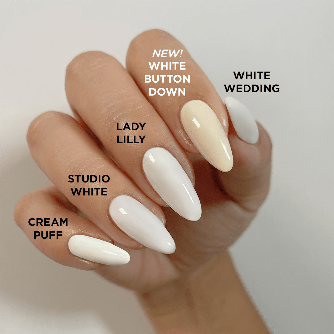 SHELLAC WHITE BUTTON DOWN 7,3 ML - daermes.com
