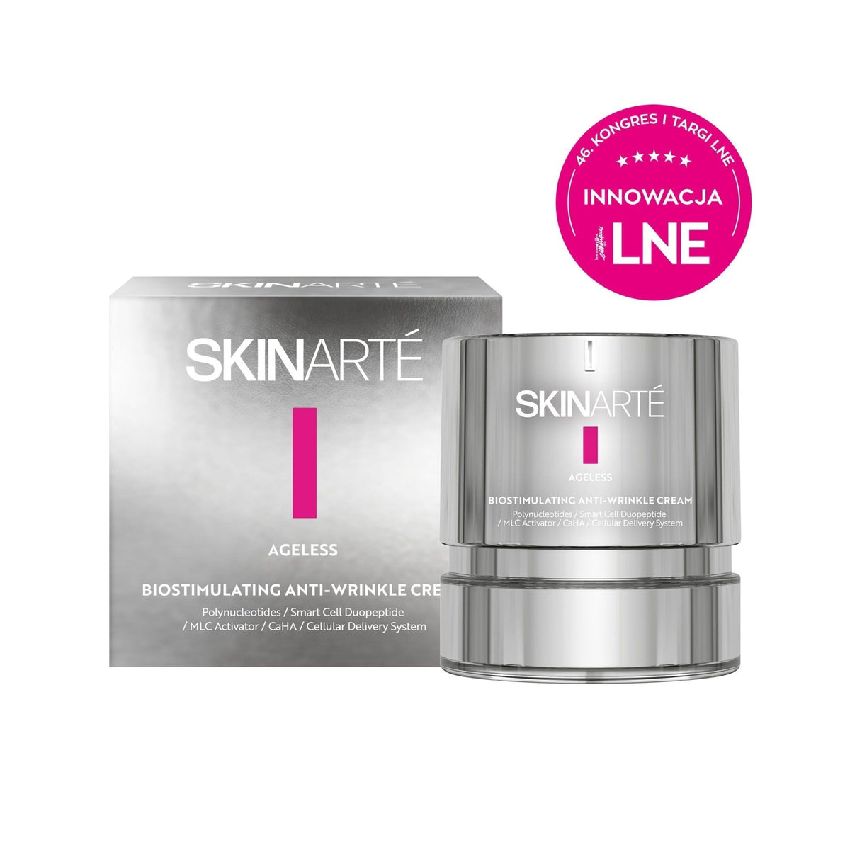 Skin Arte Ageless Biostiumulating Anti Wrinkle Crem 50 ml. + Eye 15 ml. - daermes.com