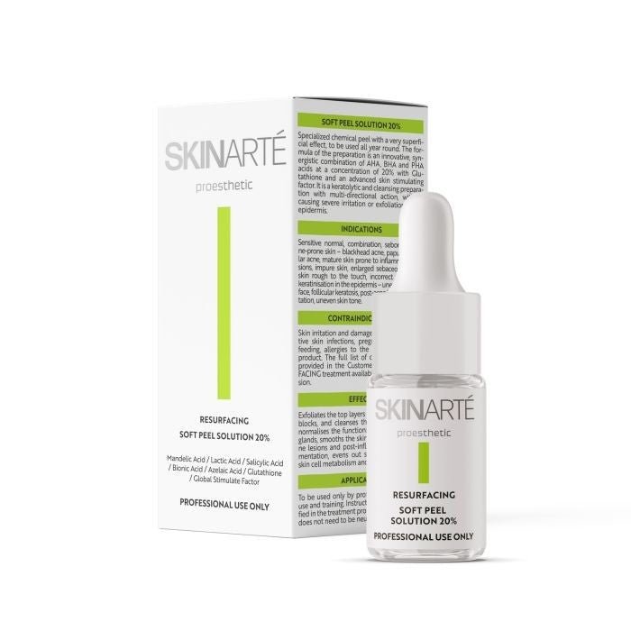 SKINARTE Resurfacing Soft peel solution 20% 5 ml. - daermes.com