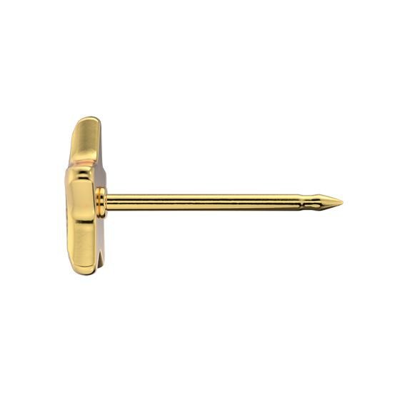 STUDEX 7523 - 3544 BIAŁA GWIAZDKA W ZŁOTEJ OPRAWIE - daermes.com