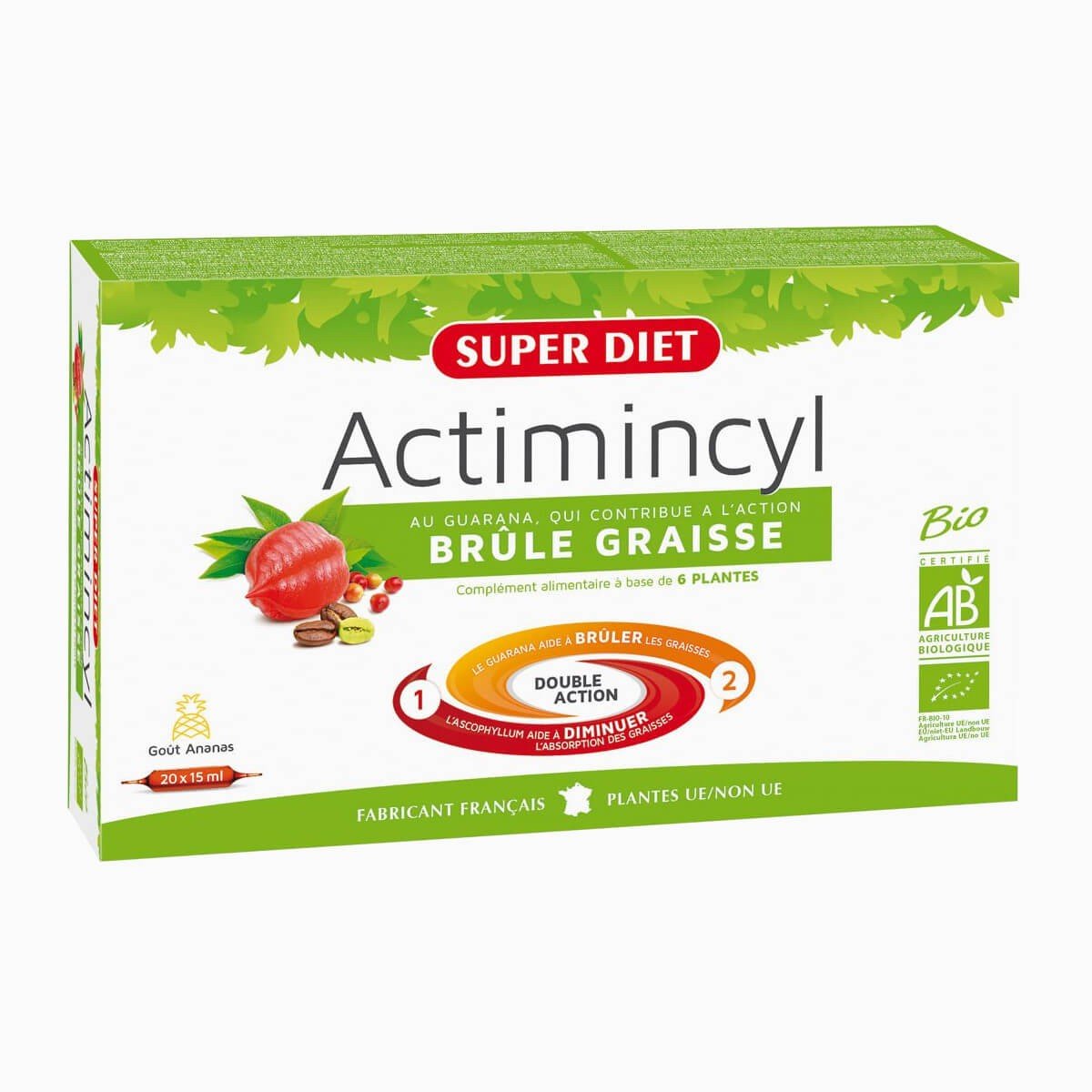 SUPER DIET ACTIMINCYL FAT BURNER 20x15ML. - daermes.com