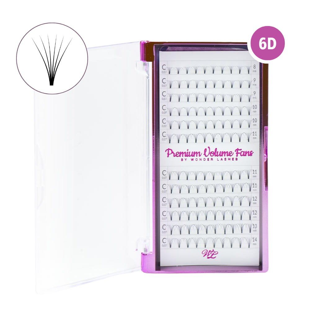 WONDER LASHES RZĘSY PREMIUM VOLUME 6D C 0,07 DŁ.8 - daermes.com