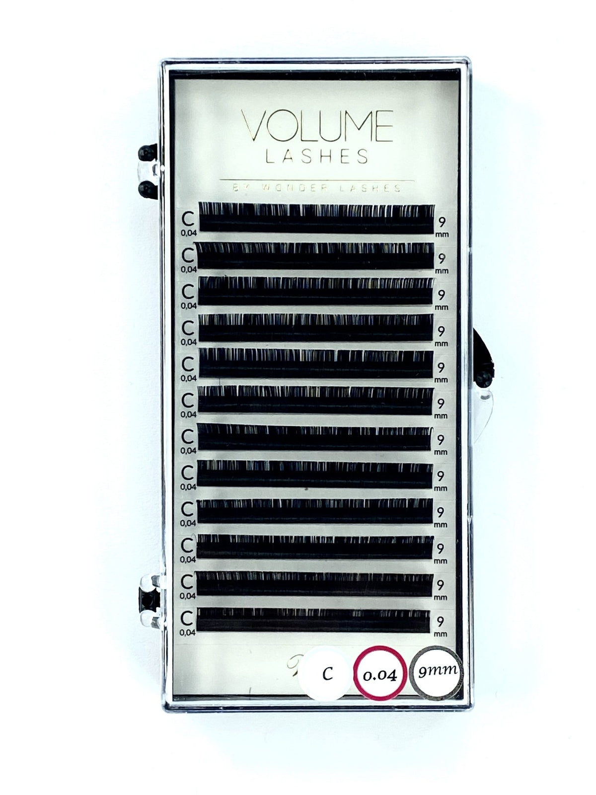 WONDER LASHES RZĘSY VOLUME C 0,04 DŁ.9 - daermes.com
